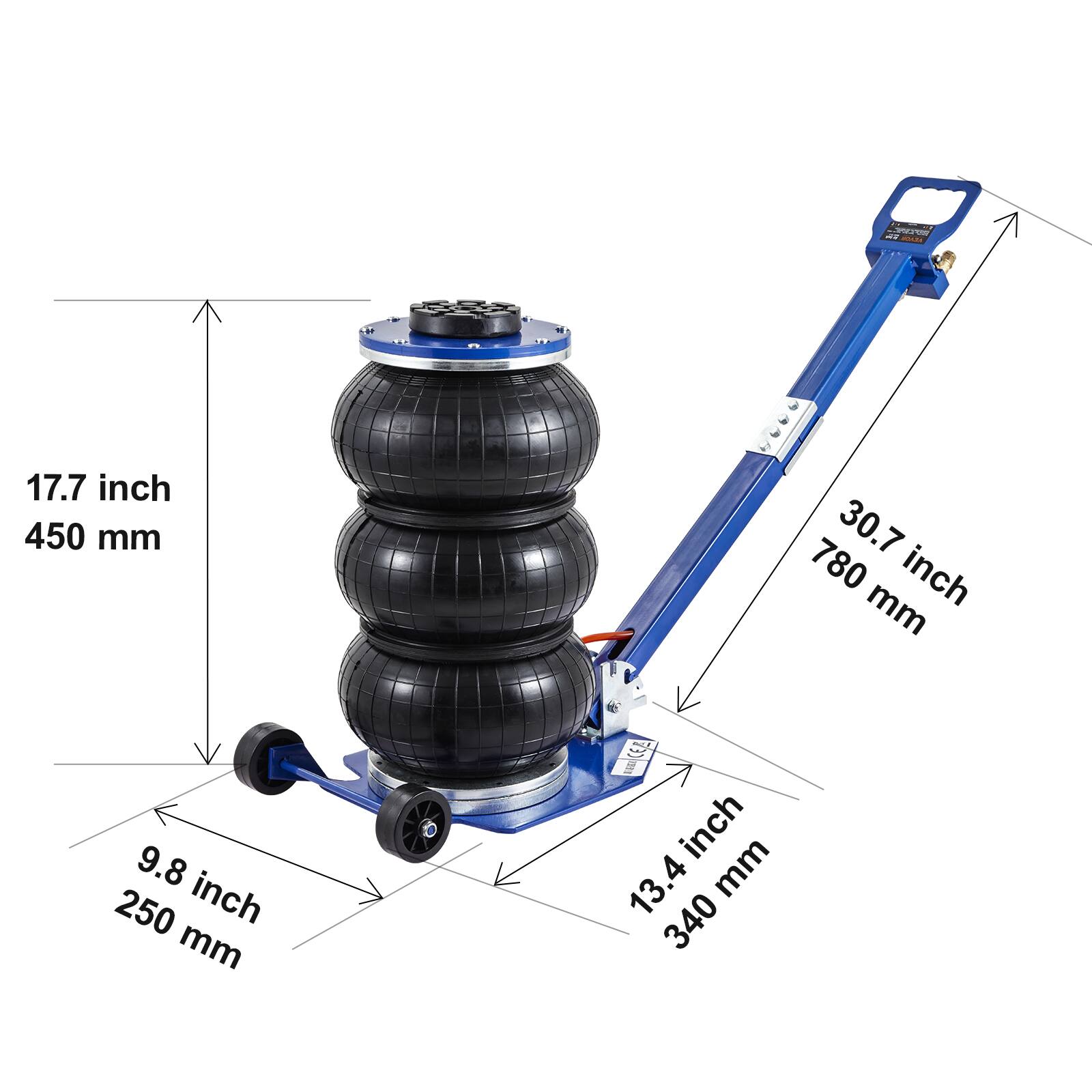 WPEWNE. - 17.7 inch 450 mm 30.7 inch 780 mm 9.8 inch 250 mm 13.4 inch 340 mm