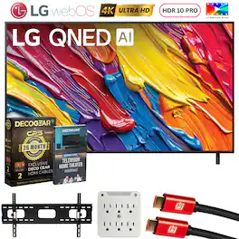 LG - 55" QNED AI 4K QNED82A Smart TV (2025) w/ Extended Protection Plan