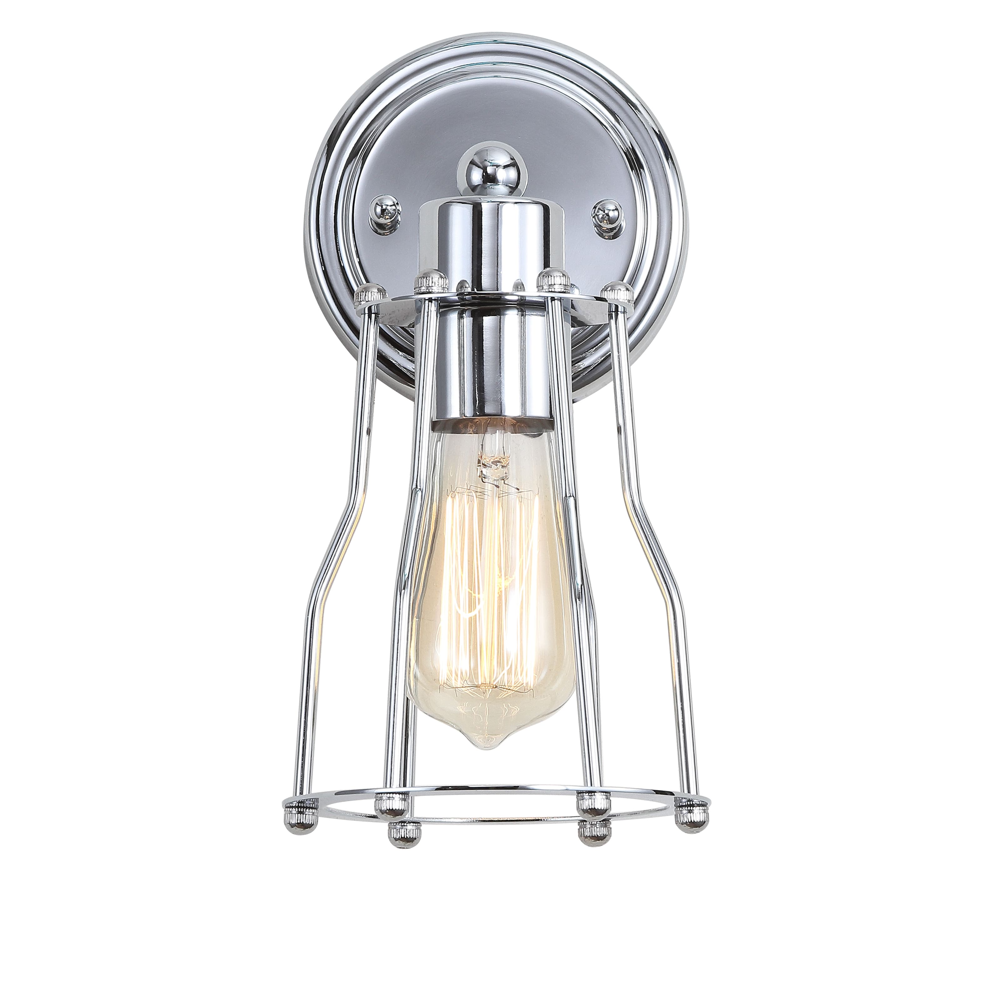 "Jonathan Y - Evelyn 5.13"" 1-light Metal Vanity Light - Chrome" price history on PriceWatchPro