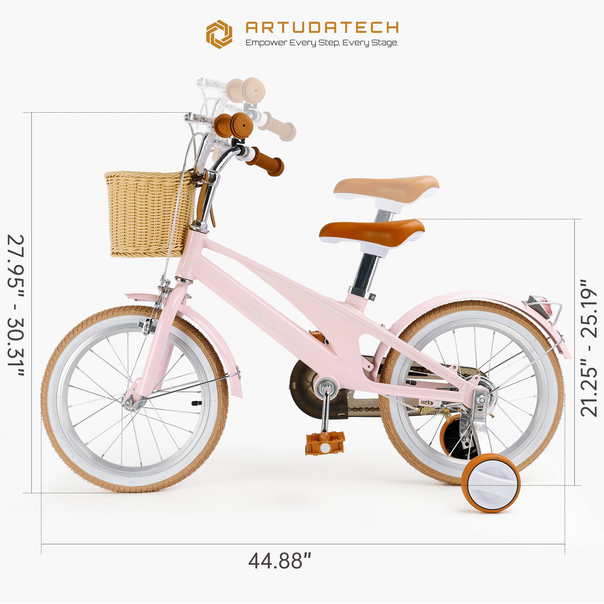 ARTU DATECH  
Empower Every Step. Every Stage.

27.95" - 30.31"  
21.25" - 25.19"  
44.88"