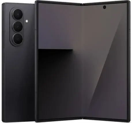 Front. Samsung - Galaxy Z Fold7 512GB - Jet Black.