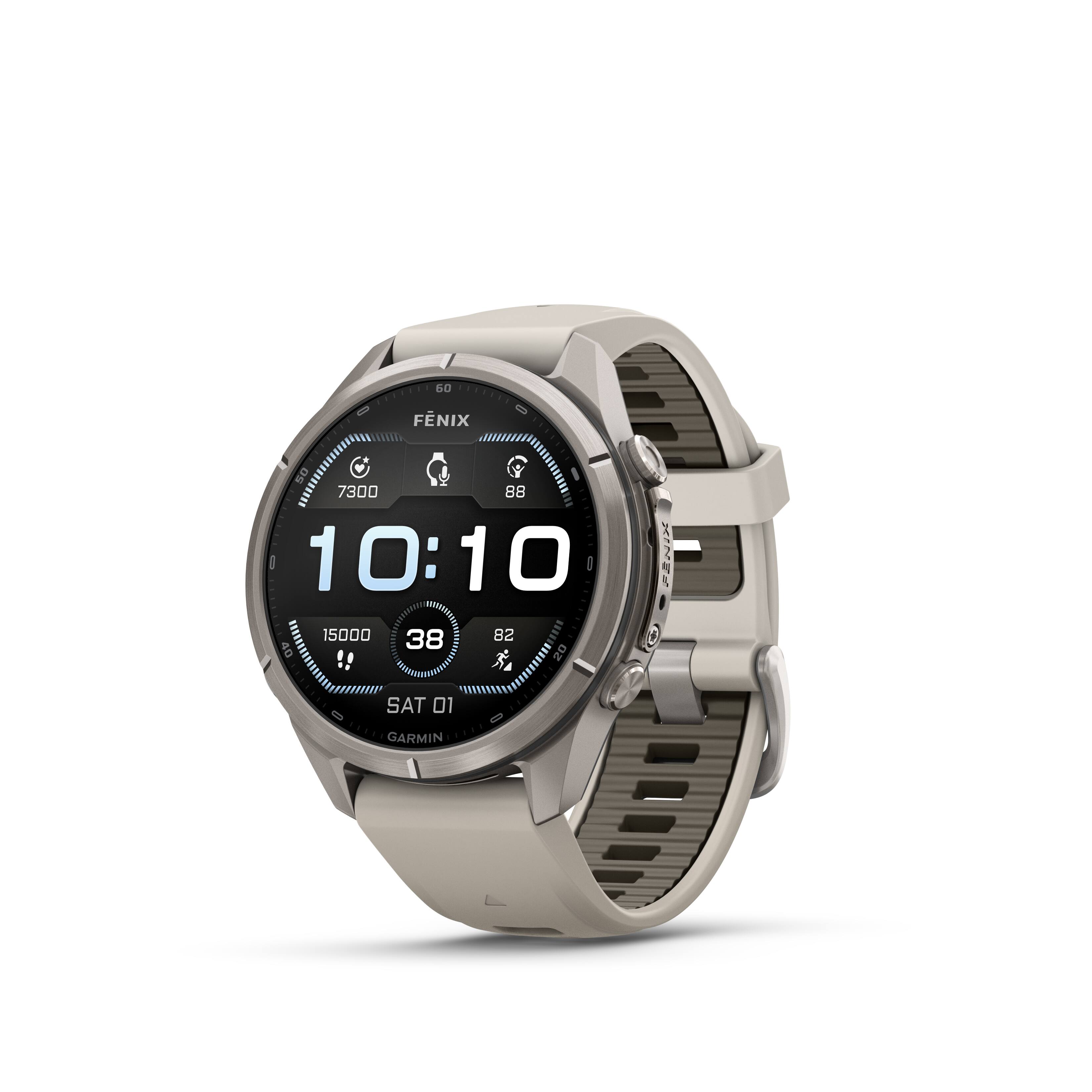 60  
FENIX  
50 7300 88 10:10 15000 38 82 40 !! 20  
XINES  
SAT 01  
GARMIN