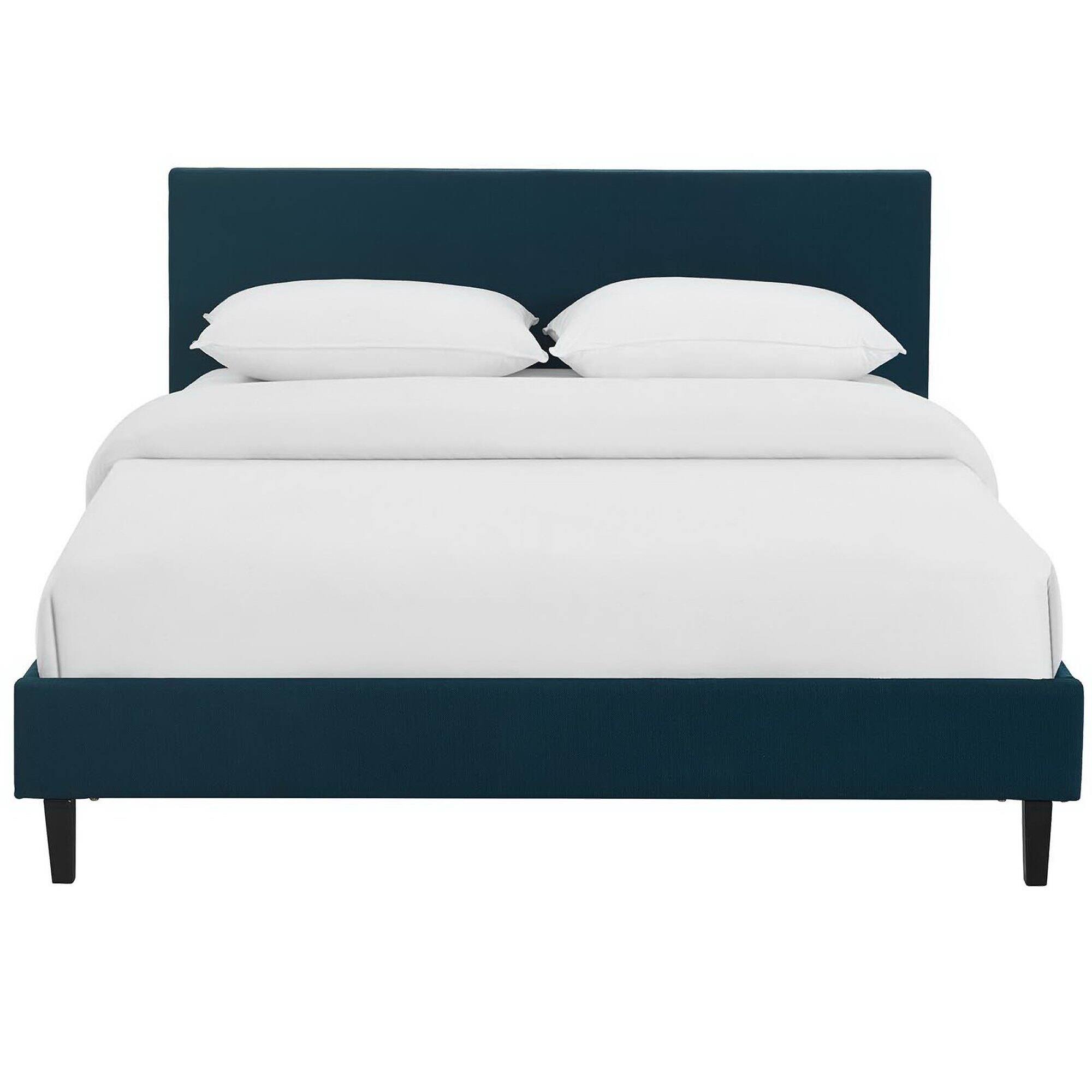 Alt View 1. Modway - Horizon Stainless Steel Queen Bed Frame - Gray.