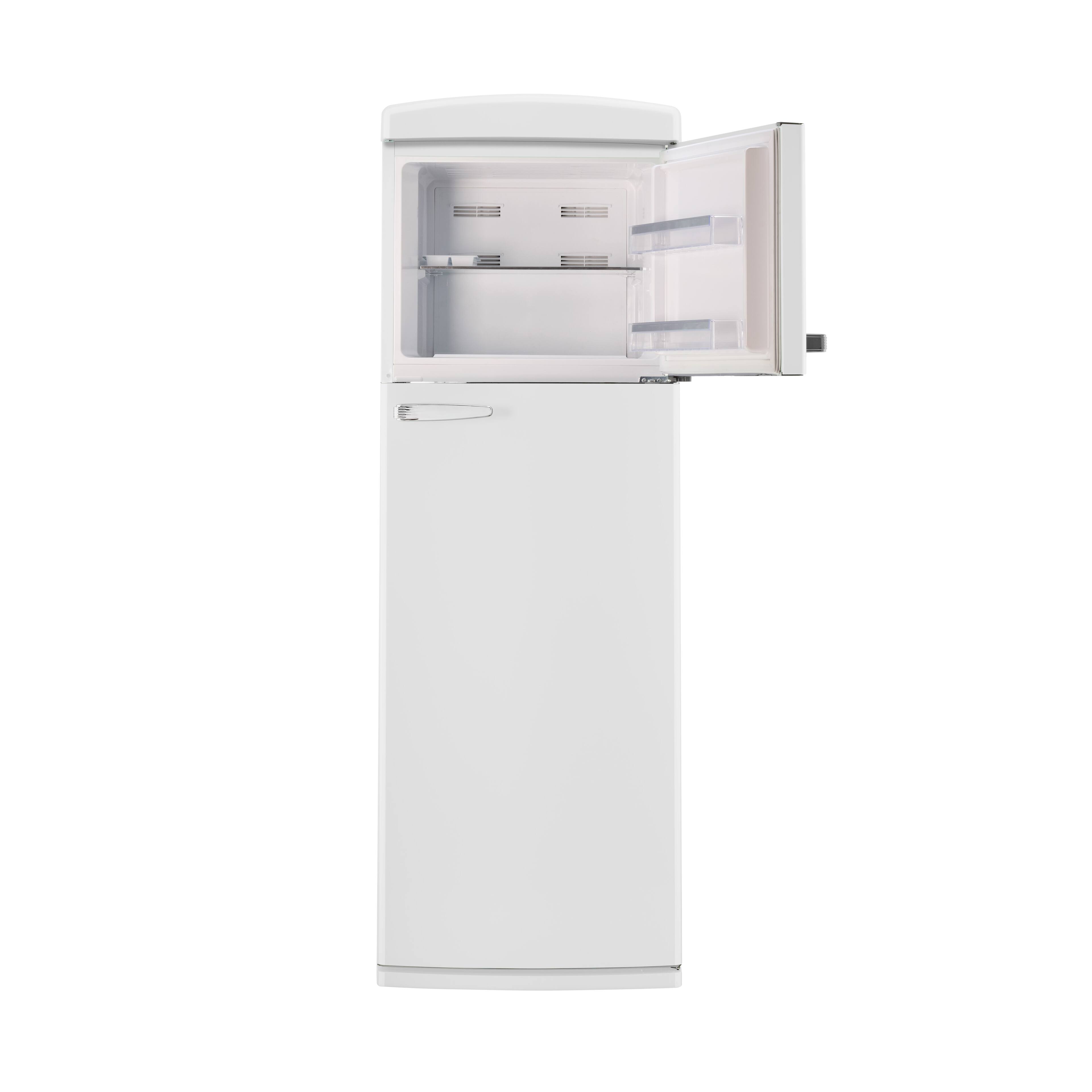 Alt View 6. Unique Appliances - 24 in. Wide Classic Retro 11 cu.ft. Top Freezer Refrigerator - Marshmallow White.