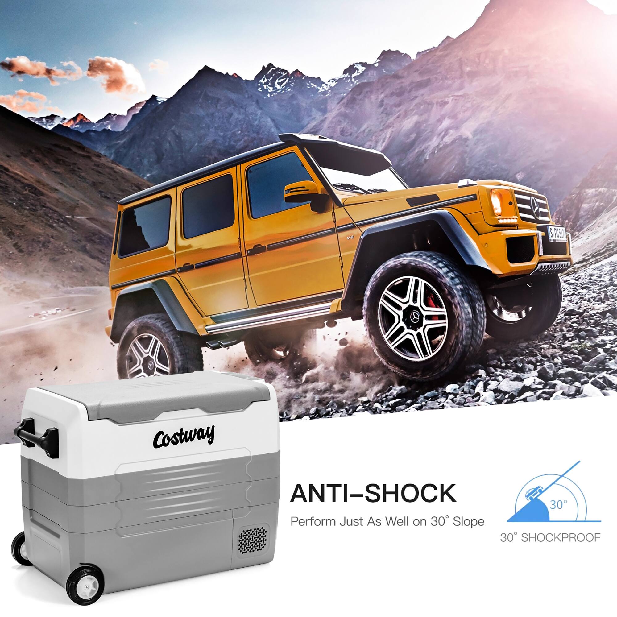 Costway Anti-Shock 30: Perform Just As Well on 30 Slope 30 Shockproof