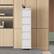 Alt View 6. GOODSILO - 5-Drawer Vertical File Storage Cabinet with Locking System and Removable Wheels for Office Organization - White.