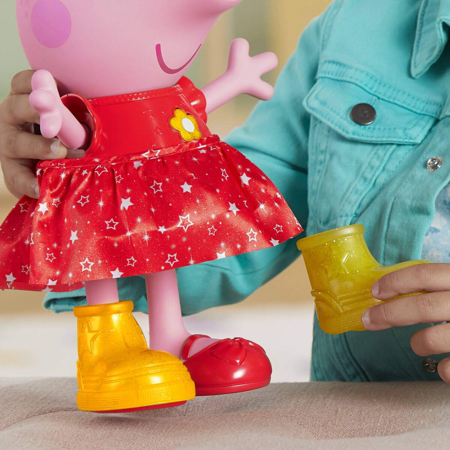 Alt View 3. Hasbro - Hasbro Collectibles - Peppa Pig - Peppa’s Muddy Puddles Party Doll   - Collectibles - Multicolor.