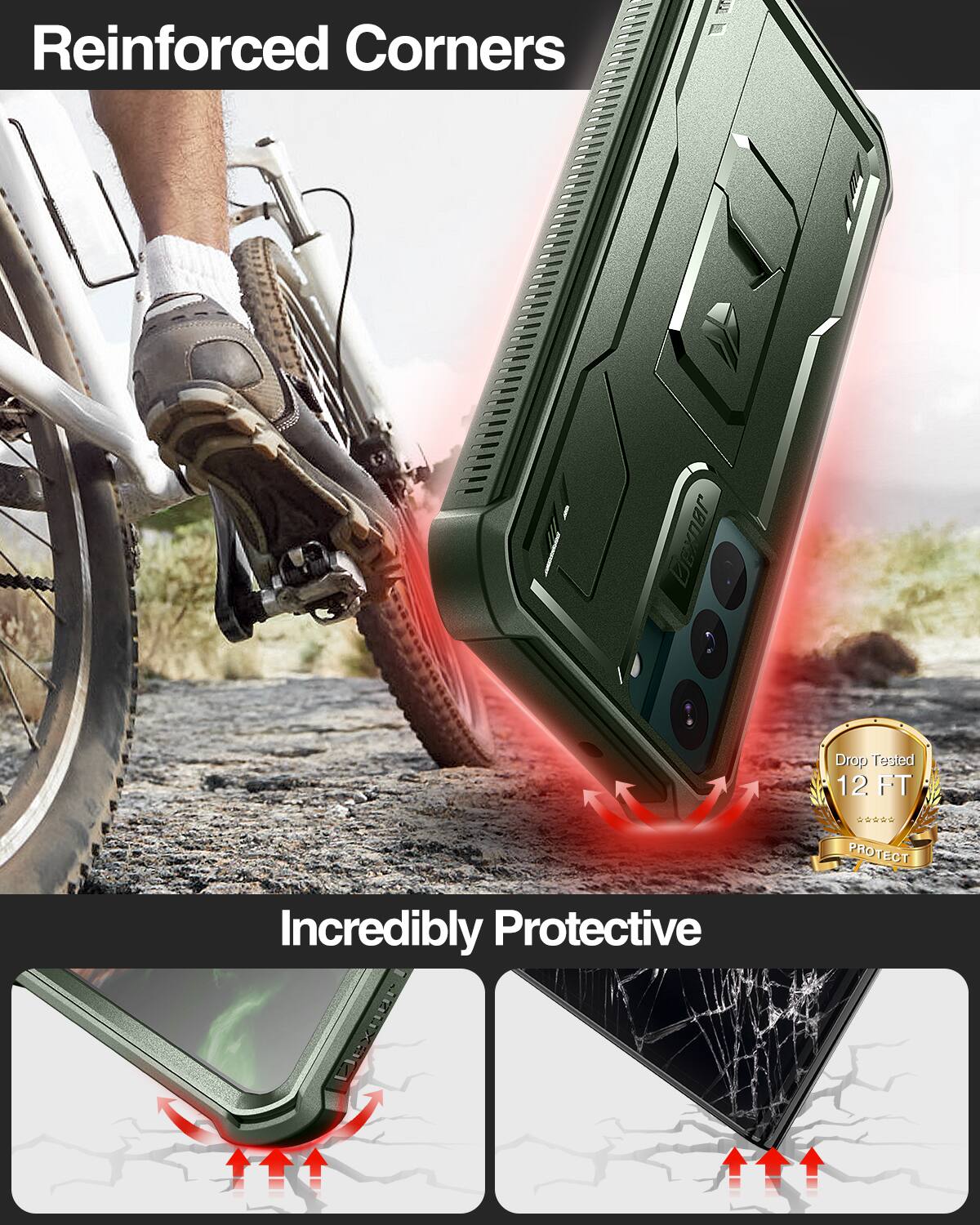 Reinforced Corners  
JBOXB Drop Tested 12 FT  
Incredibly Protective  
Drop Tested 12 FT  
PROTECT