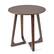 Alt View 19. Costway - 24" Round Side Table Solid Rubber Wood End Table Beside Sofa&Bed for Small Space Brown - Brown.
