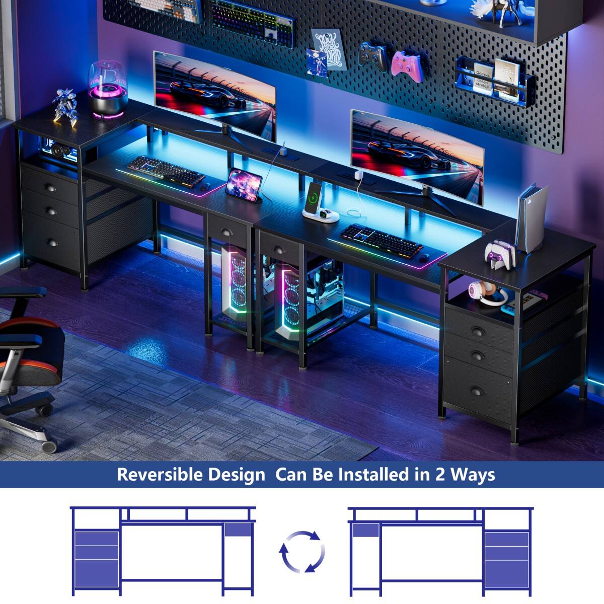 SEART 170

Dooks patabooking

Reversible Design Can Be Installed in 2 Ways