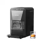 Front. HICOZY - HiCOZY Countertop Ice Maker, Sphere Ice Ball Maker, 2 Ice Balls in 60 Mins, 40 Pcs/Day, Self-Cleaning - black.