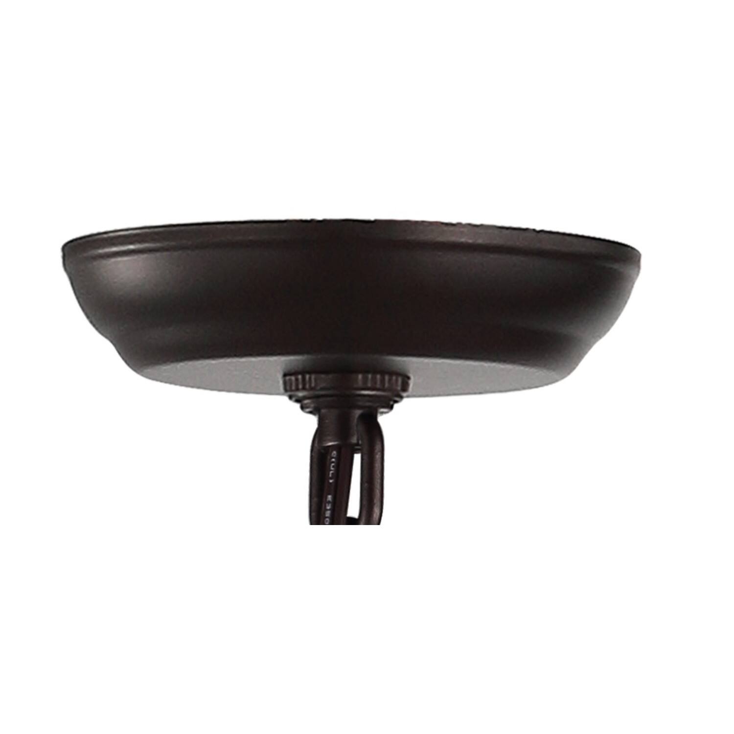 Alt View 5. Jonathan Y - Pagoda 12" 4-Light Classic Traditional Metal Cage Lantern LED Pendant, Oil Rubbed Bronze - Oil Rubbed Bronze.