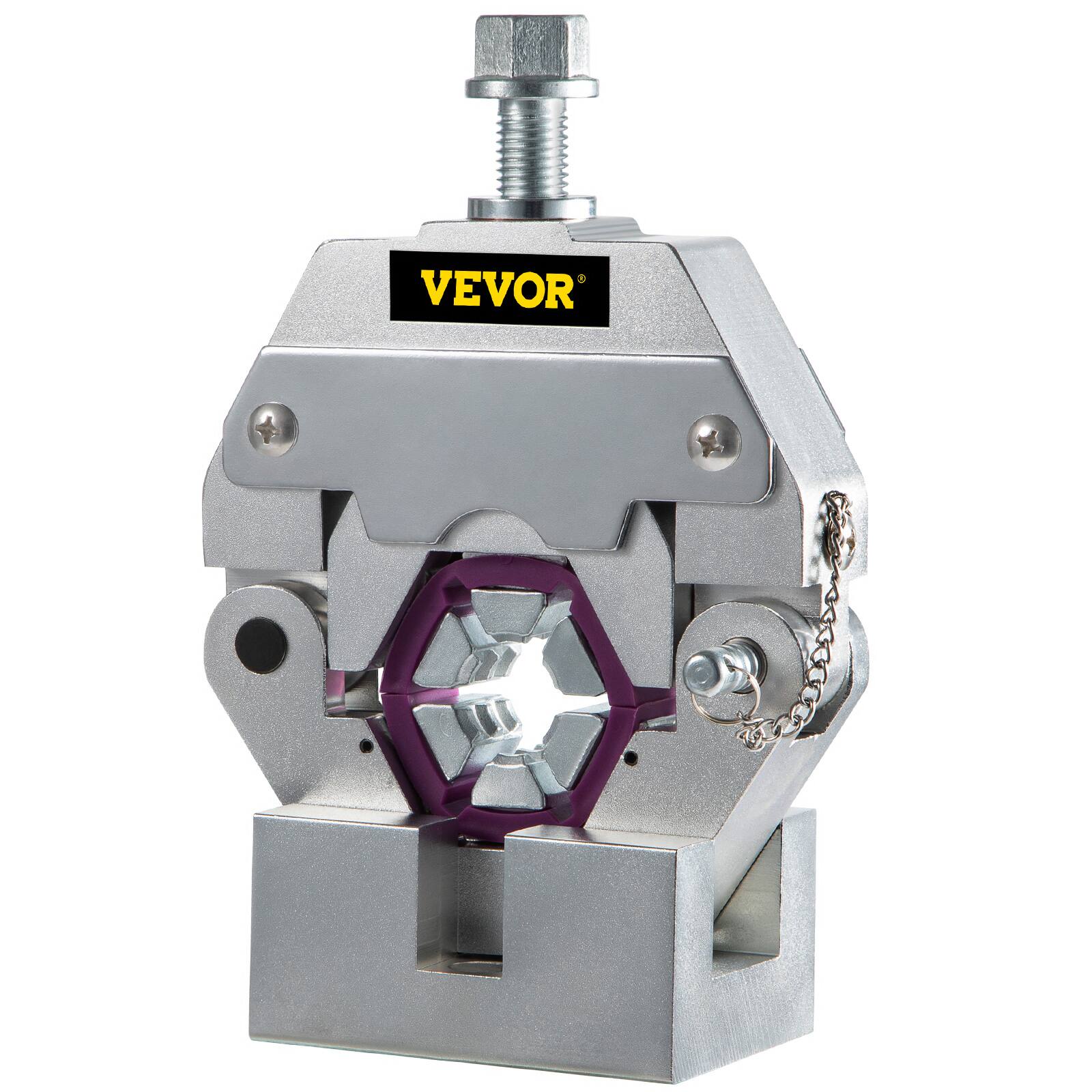 Alt View 5. VEVOR - Manually Operated AC Hose Crimper Hydra-Krimp 71550 Manual AC Hose Crimper Kit Air Conditioning Repair Handheld - Black.