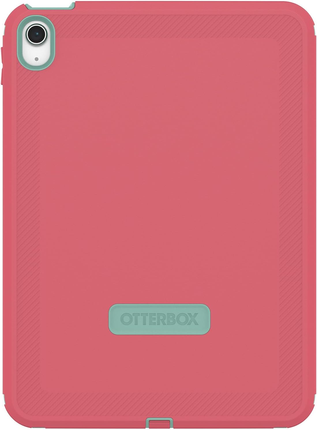 Left. OtterBox - OtterBox - Defender Series Pro Tablet Case for Apple iPad (A16) and Apple iPad (10th generation) - Strawberry Mint.
