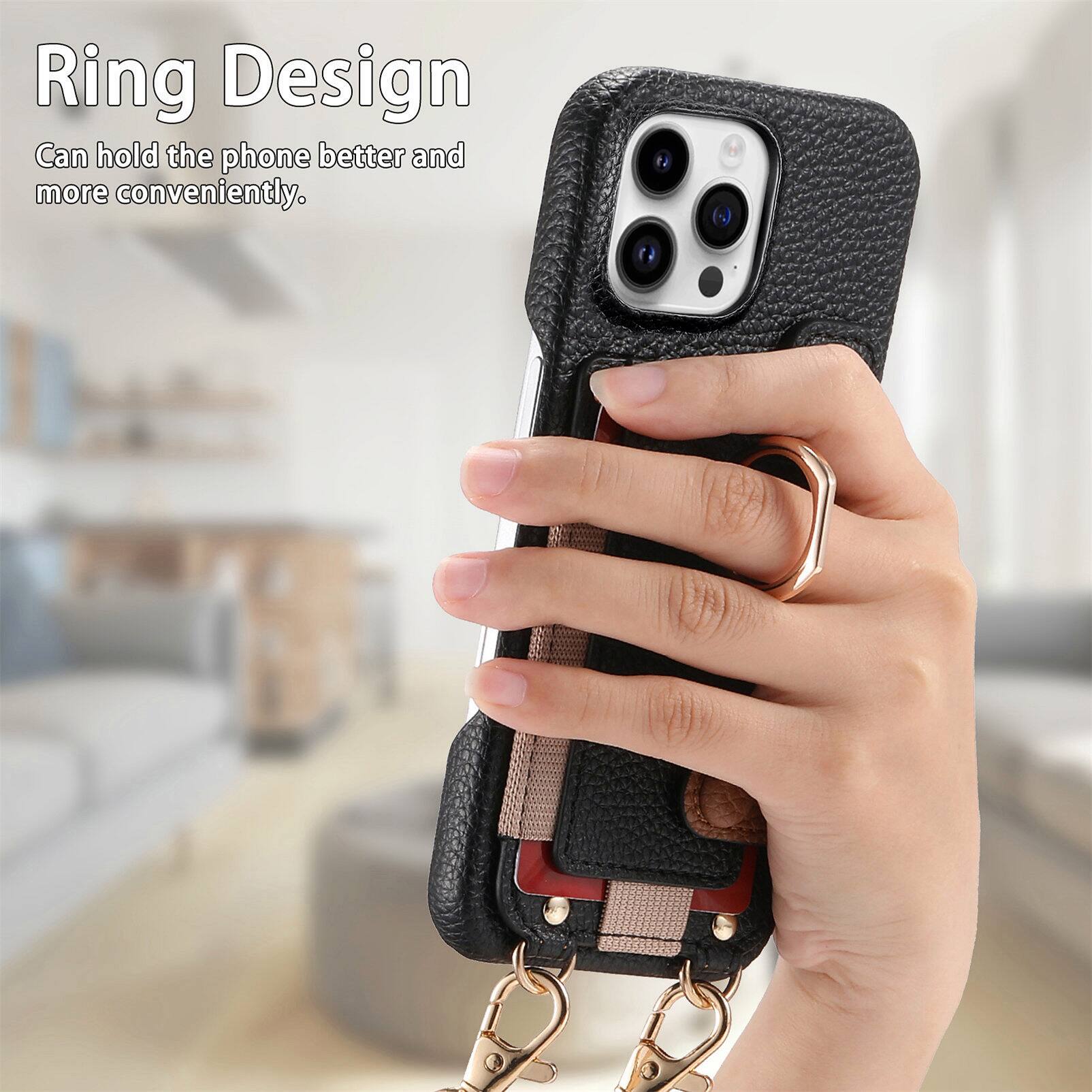 Ring Design  
Can hold the phone better and more conveniently.