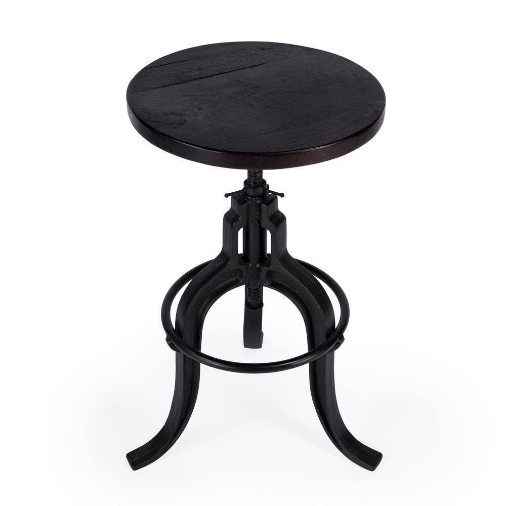 Alt View 2. Butler Specialty - Gladney Iron Swivel 22" Bar Stool - Multi-Color.