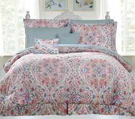 Kathy Ireland - 10 Piece Bed in a Bag Comforter Set - Eden