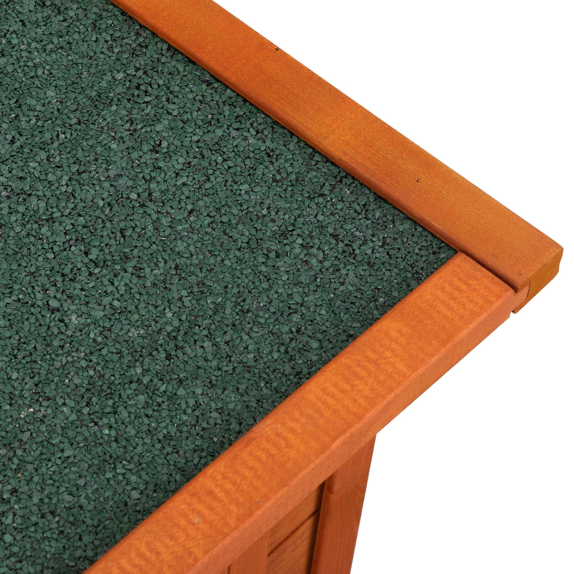 Alt View 1. Pefilos - Rabbit Hutch, Wooden Rabbit Cage, Pet House Bunny Shelter with Ramp and Opening Roof.