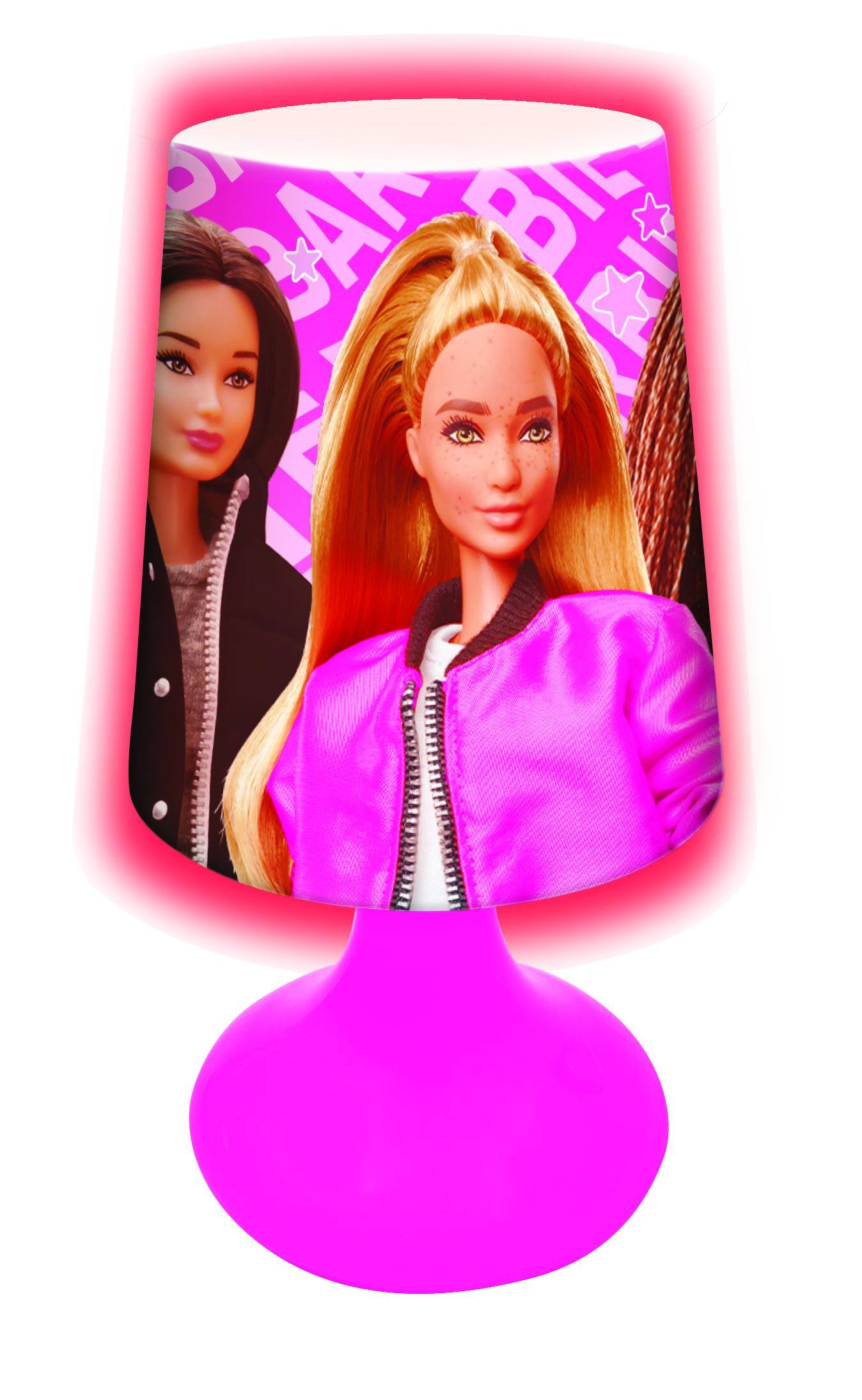 Alt View 4. Lexibook - Barbie Wireless Mini Bedside Lamp and Nightlight.