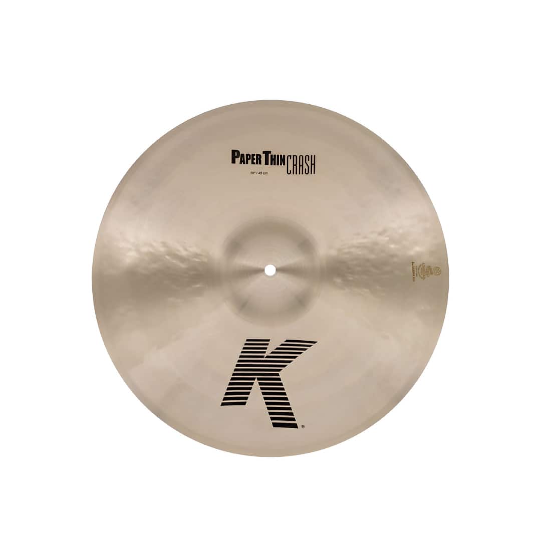 Zildjian - K 18-inch Paper Thin Crash Cymbal with Buttery Under-stick Feel price history on PriceWatchPro