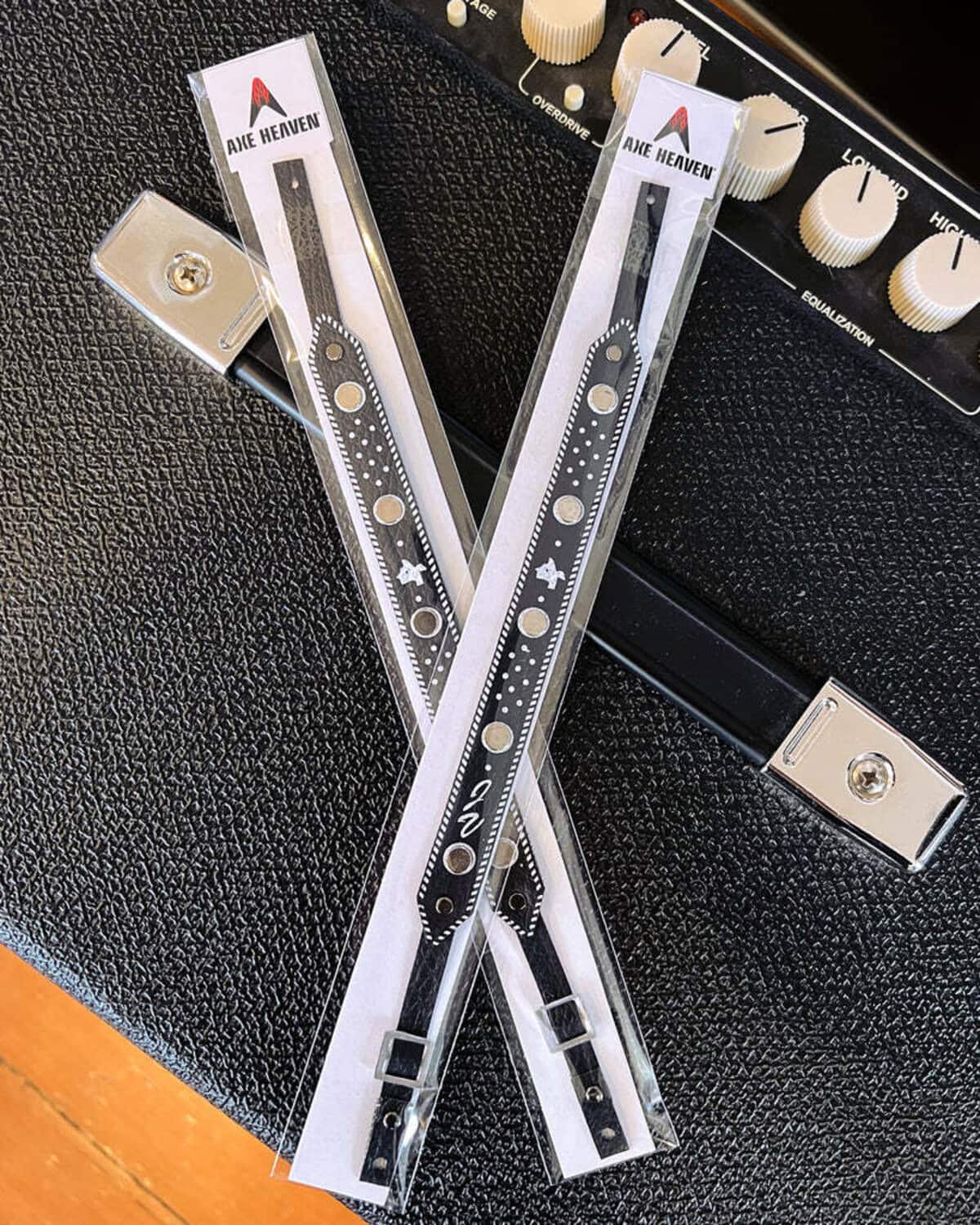 Axe Heaven - Jimmie Vaughan Signature JV Texas Mini Guitar Strap Replica GS-006 - COLLECTABLES - Multicolor
