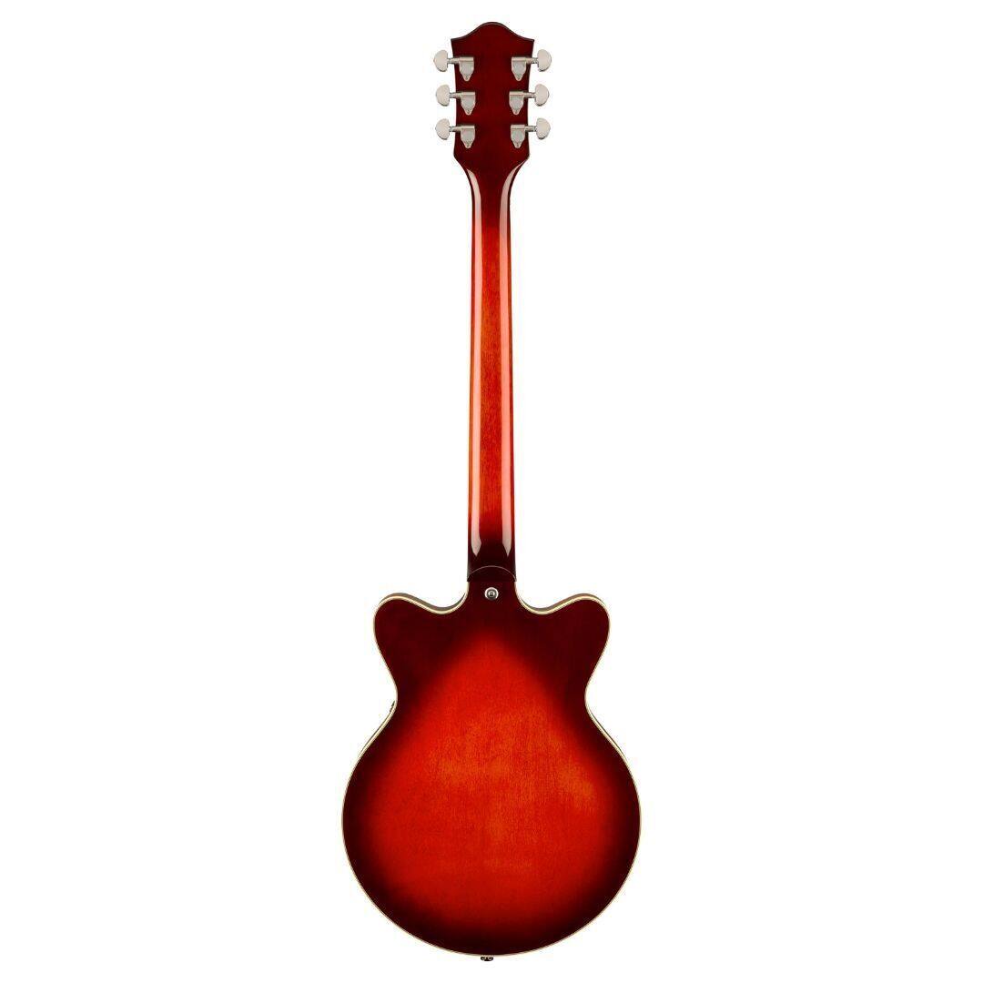 Angle. Gretsch - Gretsch G2655 Streamliner Center Block Jr. Electric Guitar (Claret Burst).