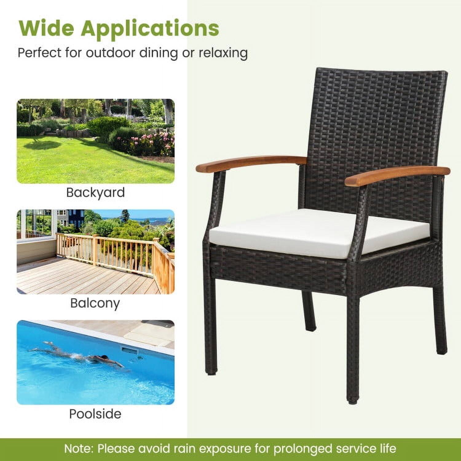Wide Applications  
Perfect for outdoor dining or relaxing  

Backyard  
Balcony  
Poolside  

Note: Please avoid rain exposure for prolonged service life
