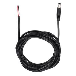 Unique Bargains - DC Power Pigtails Cable, 5.5x2.5mm Male to Bare Wire, for PC, Laptop, Toys, Cellphone, Electronic Devices - Black