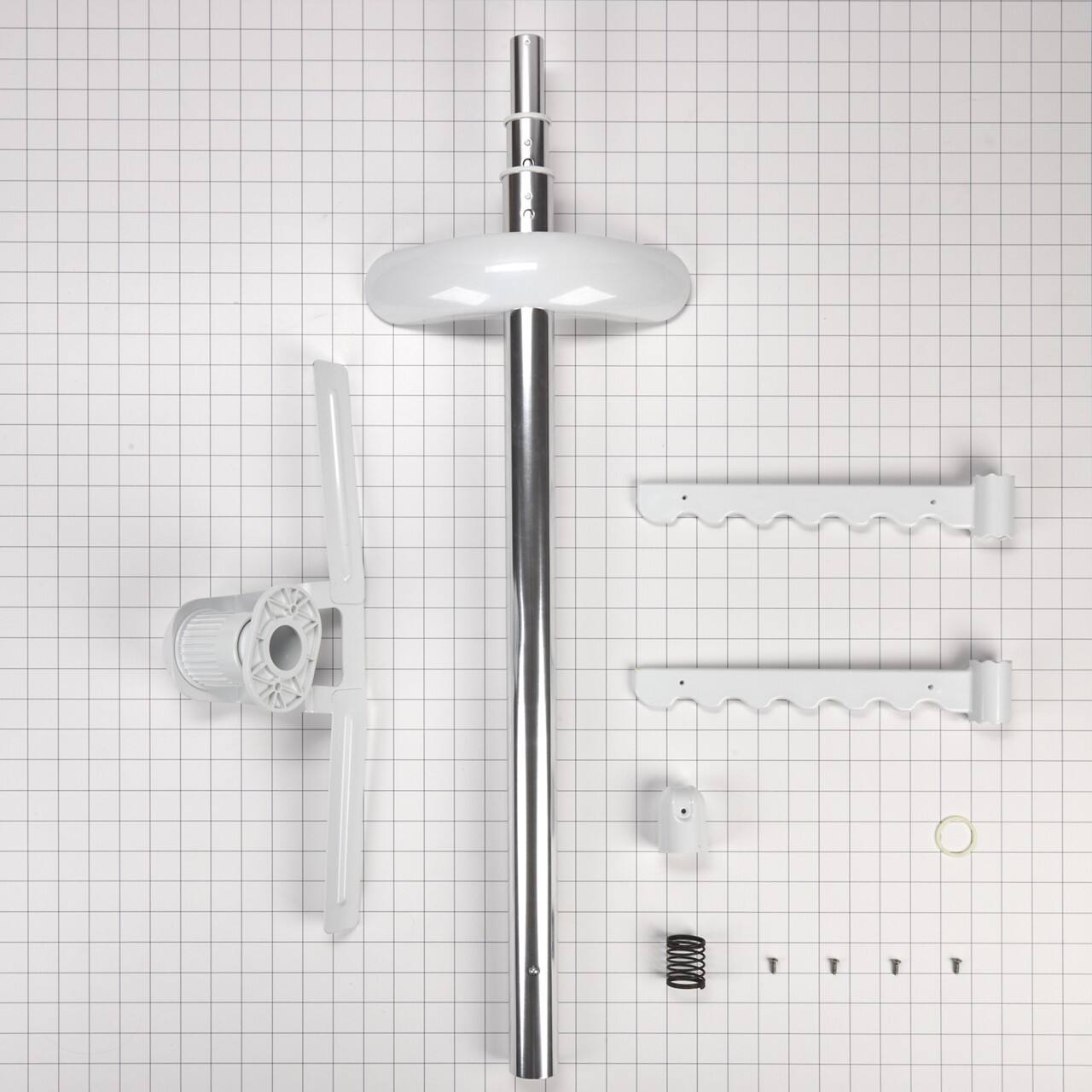 Alt View 10. Whirlpool - Laundry 123 Clothing Rack - White.