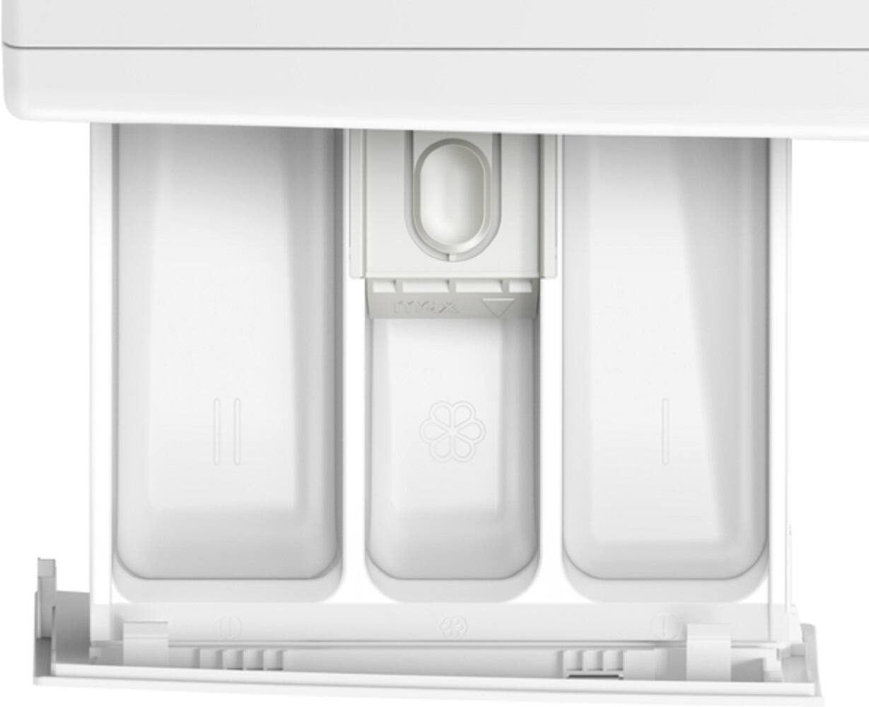 Alt View 2. Bosch - 500 Series 2.4 Cu. Ft. High-Efficiency Stackable Smart Front Load Washer with 4D Wash System - White.