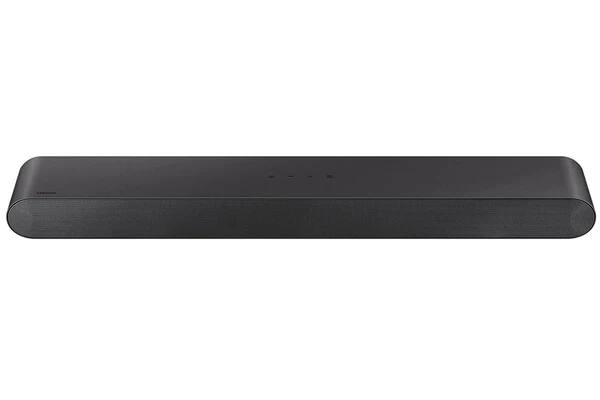 Front. Samsung - 3.0 Ch All-in-One Soundbar HW-S50B, 140W, Dolby Digital & DTS Virtual:X, Q-Symphony, Adaptive Sound Lite - Black.