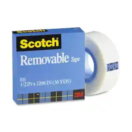 3M - Scotch (R) Removable Tape .50"X36yd-
