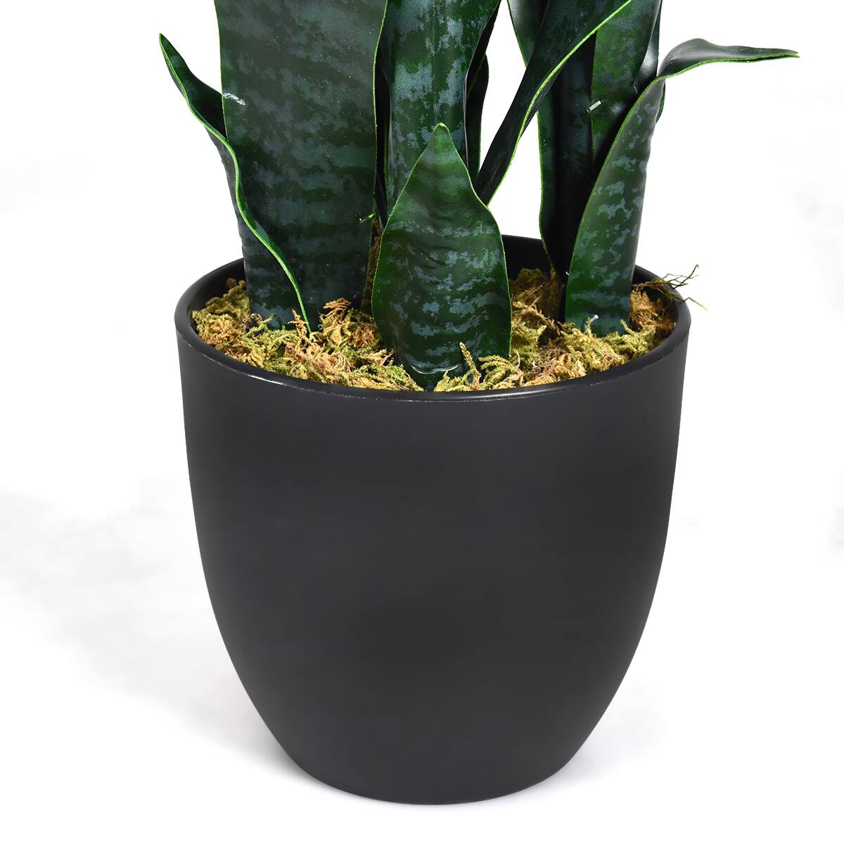 Alt View 10. Costway - Costway Artificial Snake Plant 35.5"Fake Sansevieria Indoor-Patio Decor Green - Green.