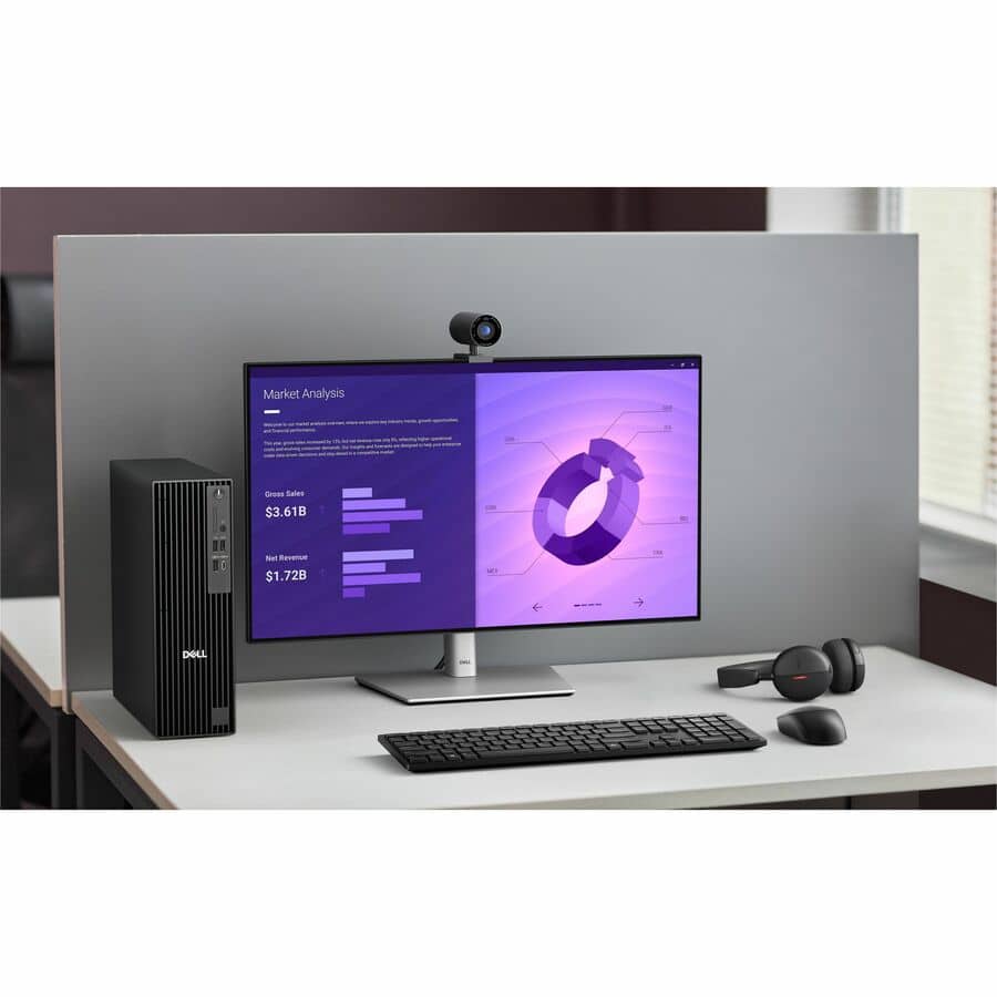 Dell Pro Slim QCS1250 Desktop Computer Intel Core Ultra 5 235 vPro