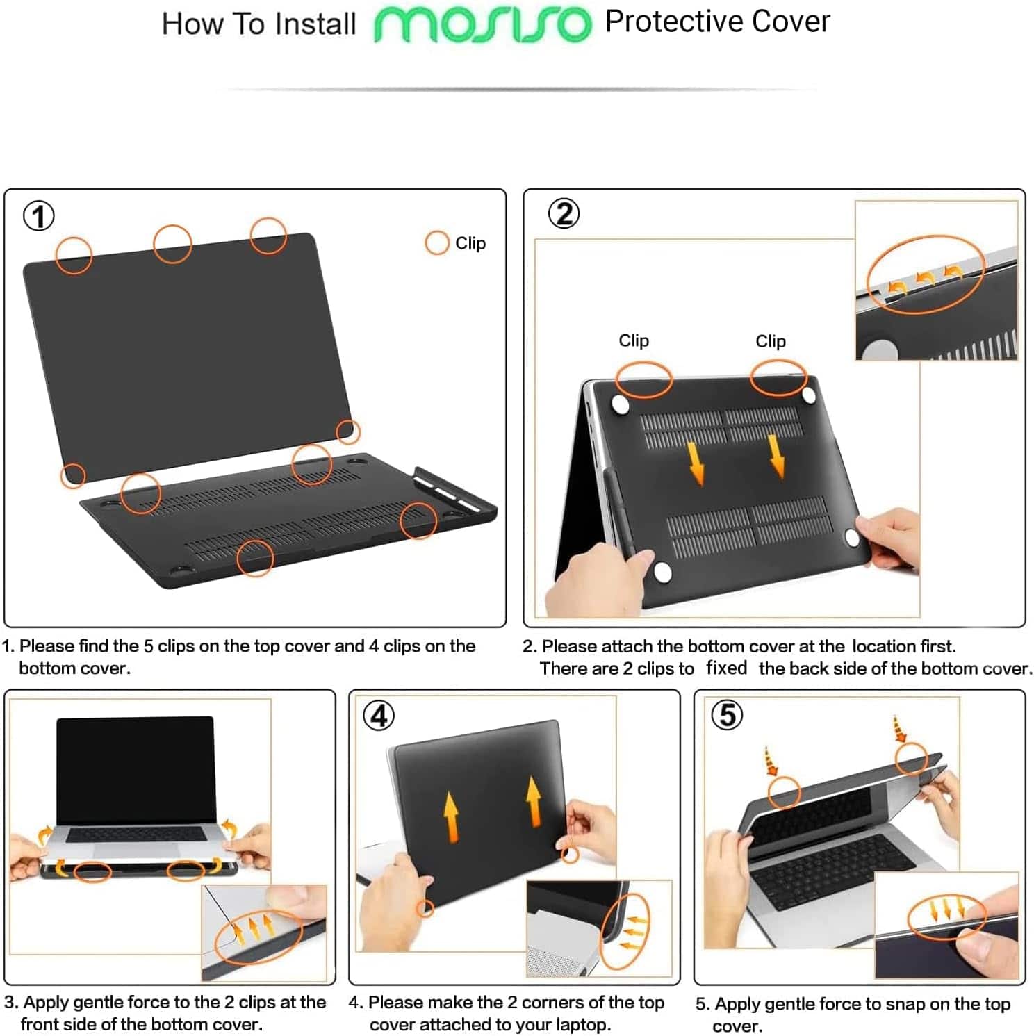 mosiso 4IN1 Case for MacBook Pro 16 inch Case M5 2026 M4 2025 M3