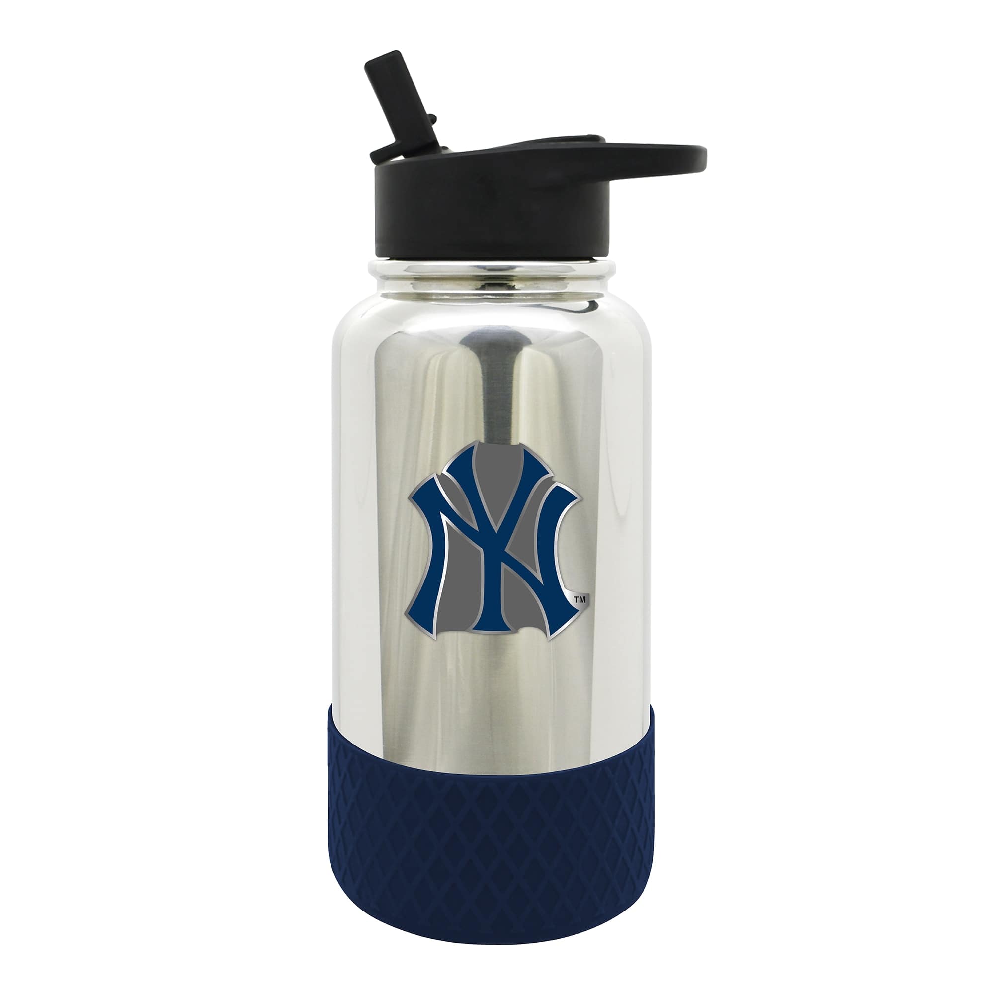 Photos - Water Bottle American Great  Products - New York Yankees 32oz. Team Color Chrome Hydration Bottle - Multicolor 200313178 