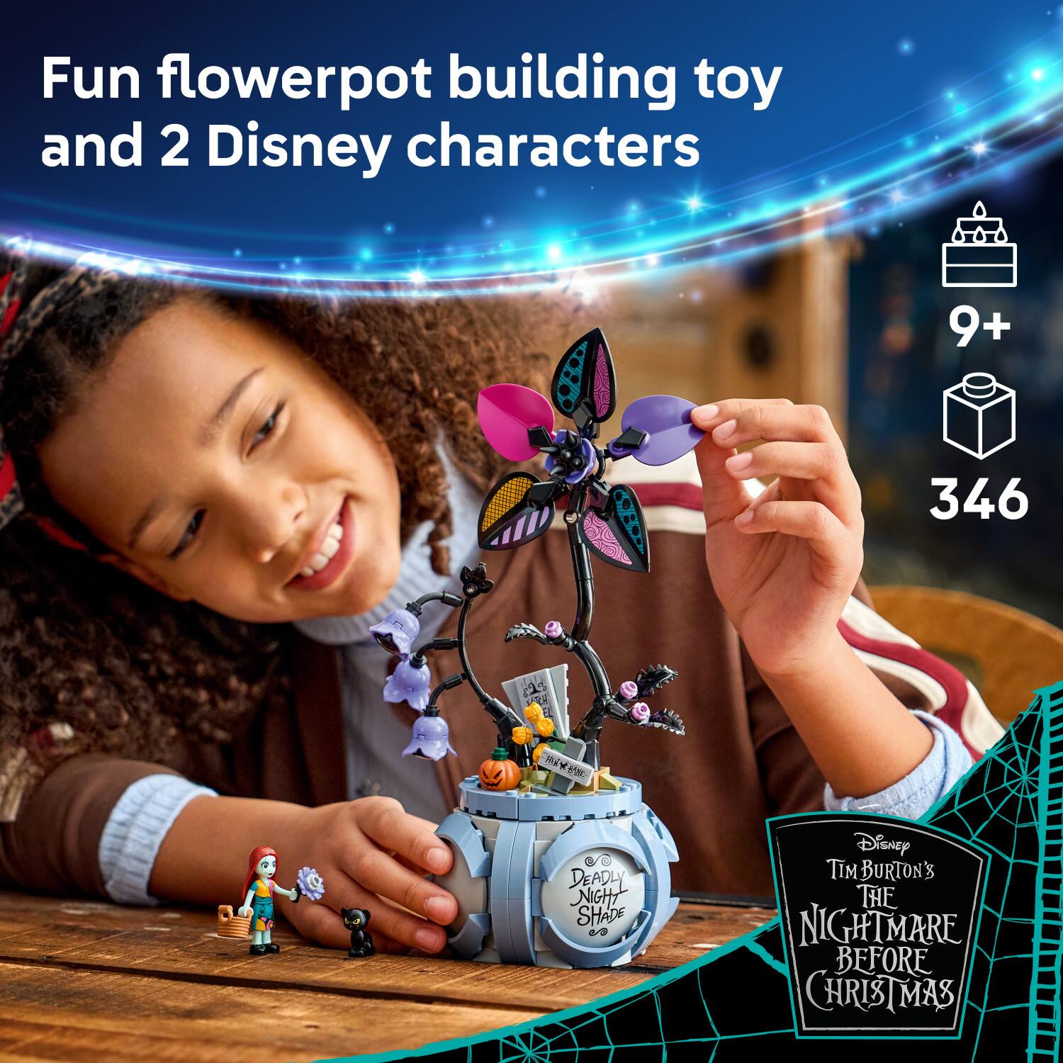 Fun flowerpot building toy and 2 Disney characters

9+ 346

Disney Tim Burton's The Nightmare Before Christmas