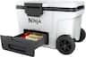 Ninja - FrostVault 45qt Wheeled Cooler with Dry Zone - Cloud White