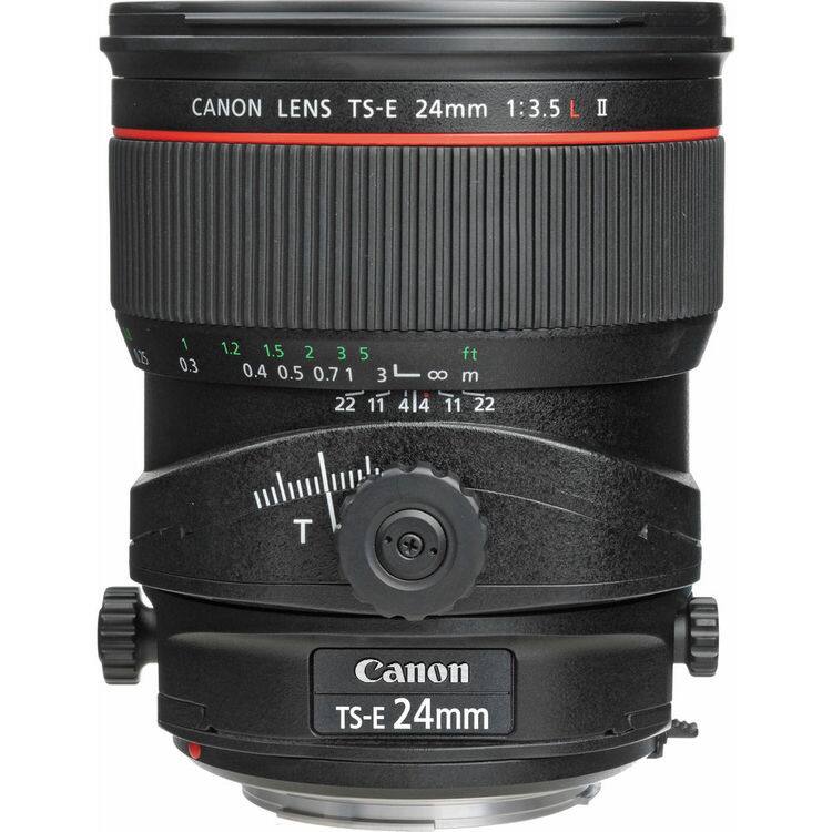 CANON LENS TS-E 24mm 1:3.5 L II

1 1.2 1.5 2 3 5 ft 0.4 0.5 0.71 1 3 8 m 22 11 414 11 22

Canon TS-E 24mm