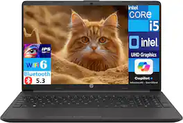 HP - 250 G9 A29SXUA#ABA Laptop, i5-1235U, 16GB, 512GB SSD, 15.6" Full HD (1920x1080), Intel UHD, Win11P - Dark Ash Silver