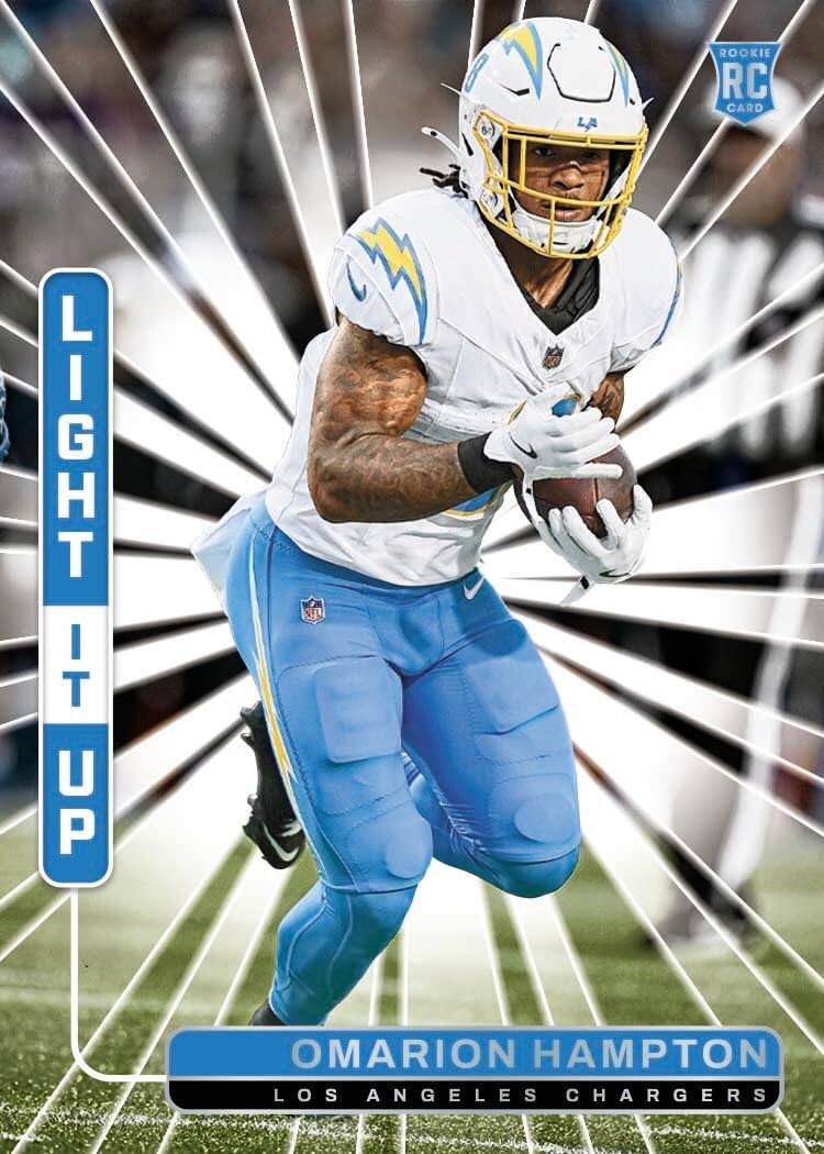 LIGHT IT UP  
ROOKIE RC CARD  
OMARION HAMPTON  
LOS ANGELES CHARGERS