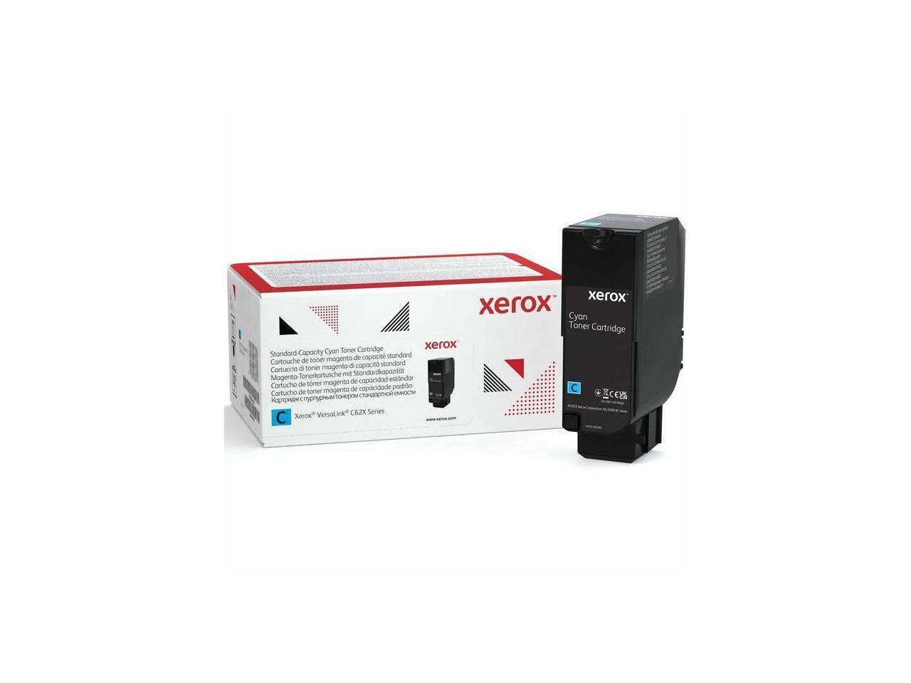 xerox xerox Cyan Toner Cartridge Cartridge xerox Cyan Toner Standard-Capacity de capacidad standard Cartouche de toner magenta d'cpact trobnatr Cartuccie di toner magenta Tonerkartusche ml dardkapazit Magento B de capacidad estndar Cartucho de tner magenta padr toner magenta de capacidade C Cartucho de tner 1 Versolink C62X Series rx"