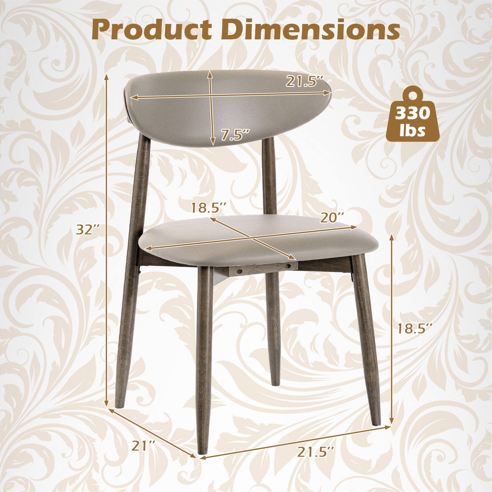 Product Dimensions: 21.5" x 7.5" x 330 lbs x 32" x 18.5" x 20" x 18.5" x 21" x 21.5"