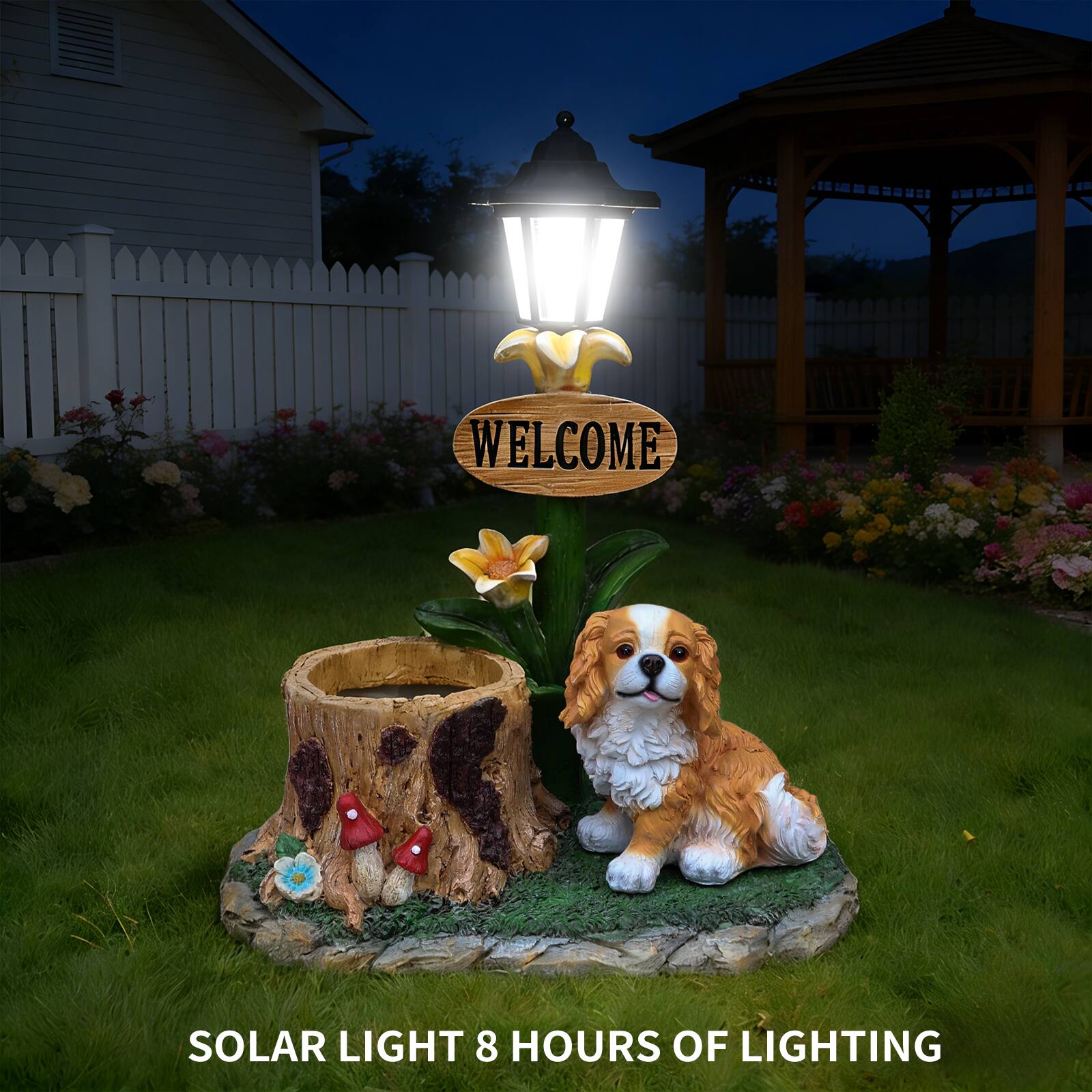 WELCOME  
SOLAR LIGHT 8 HOURS OF LIGHTING