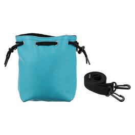 Unique Bargains - PU Leather Drawstring Camera Bag, Small Protective Lens Case for Nikon Z9, Z7ll, Fuji X-T50 - Sky Blue