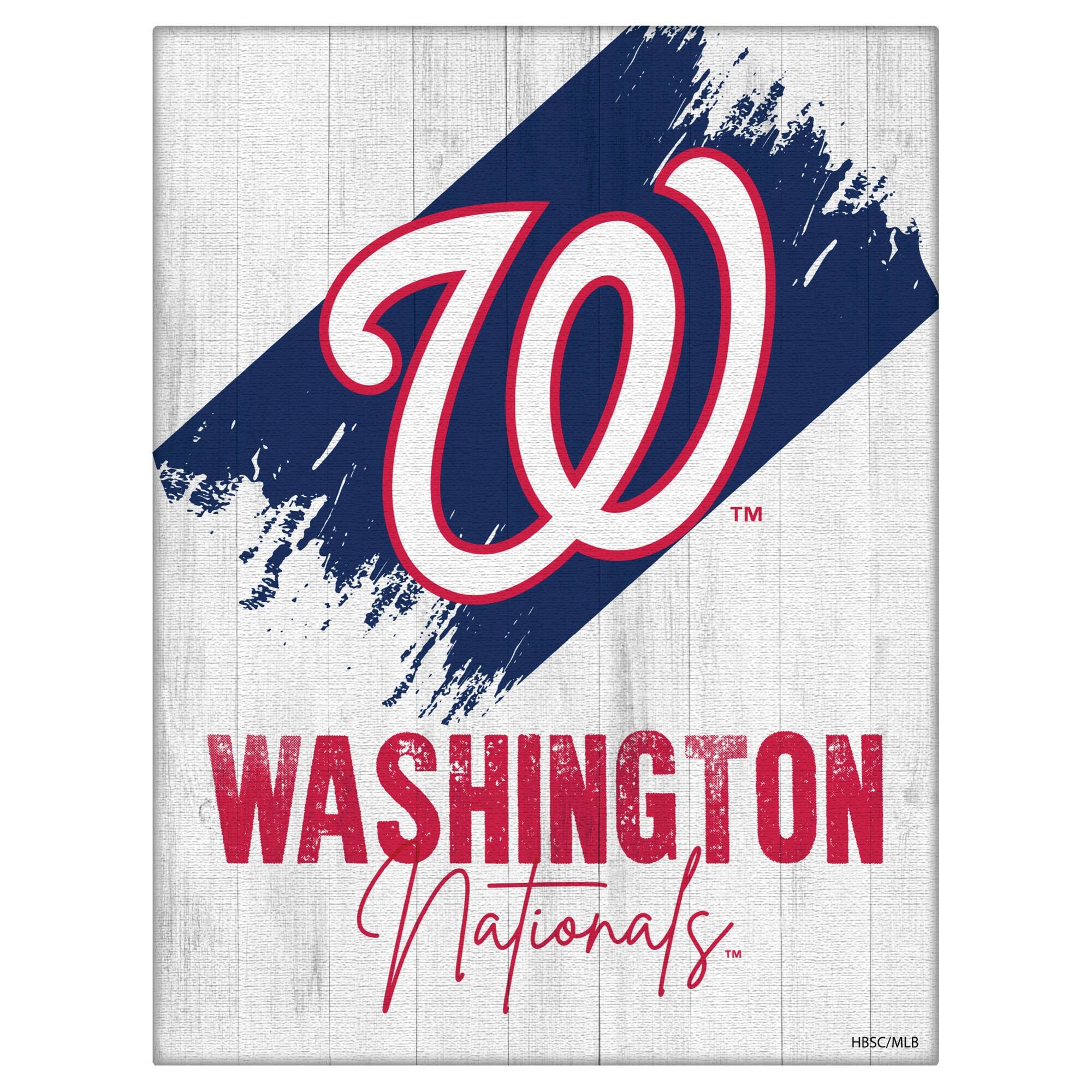Washington Nationals 15" x 20" Team Canvas Wall Art