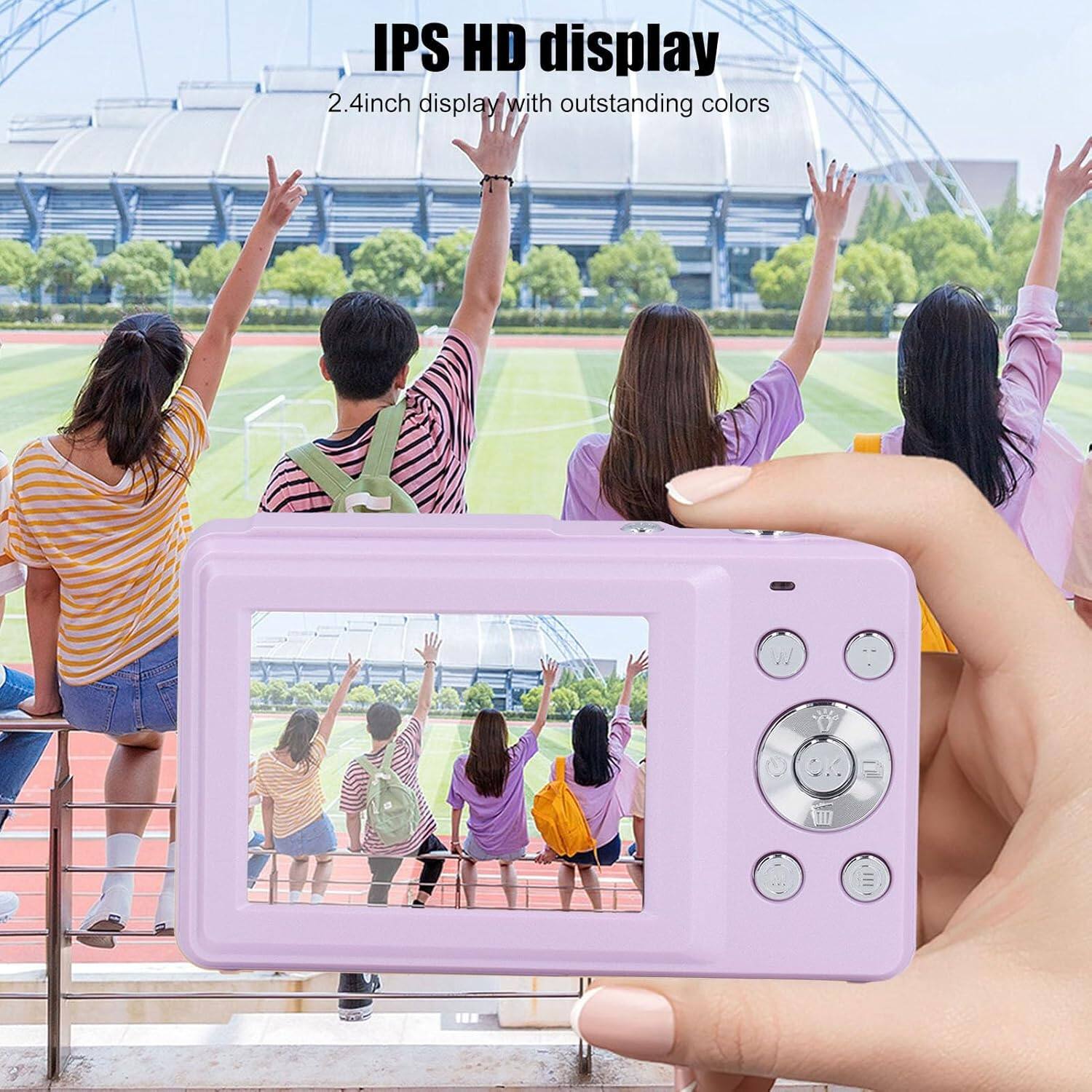 IPS HD display  
2.4-inch display with outstanding colors