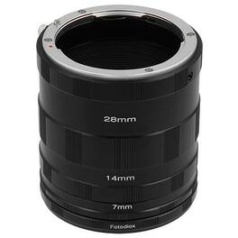 Fotodiox - Macro Extension Tube Set - Compatible with Nikon F Mount Cameras for Extreme Close-up Photography