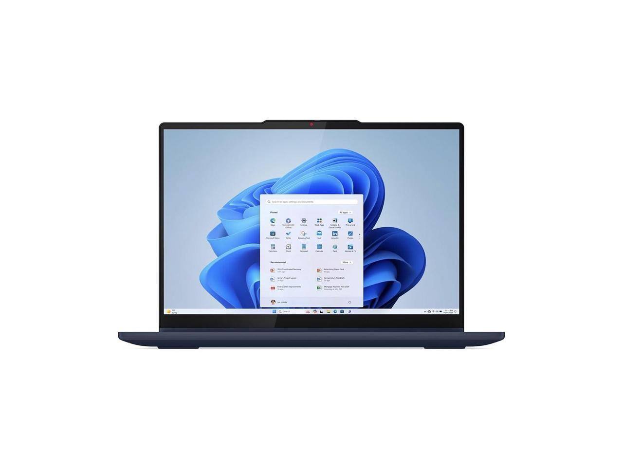 Alt View 2. Lenovo - Lenovo IdeaPad 5 14" Touchscreen - Intel Core Ultra 5 - 16GB - 512GB SSD - Windows 11 - Cosmic Blue - Slate Blue.