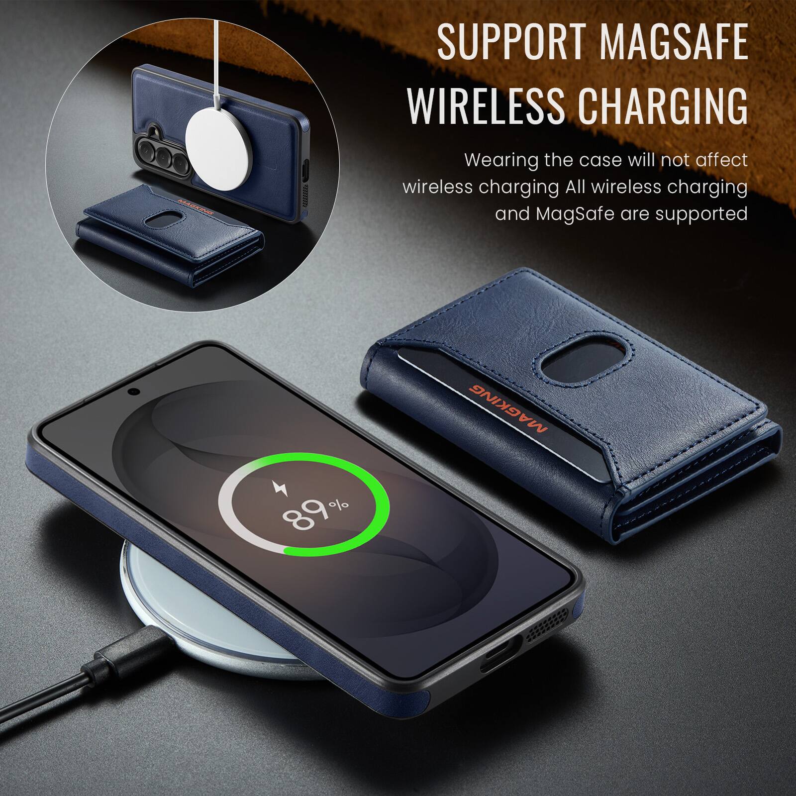 SUPPORT MAGSAFE WIRELESS CHARGING

Wearing the case will not affect wireless charging. All wireless charging and MagSafe are supported

89%